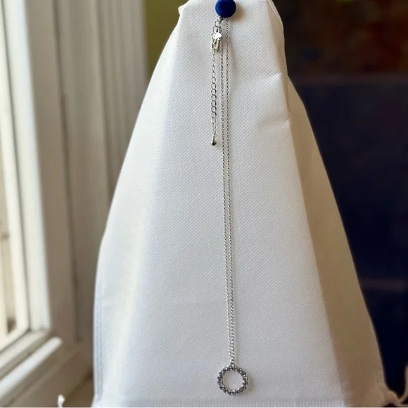 Kate Spade New York Full Circle Mini Pendant Necklace - Silver - Picture 6 of 9